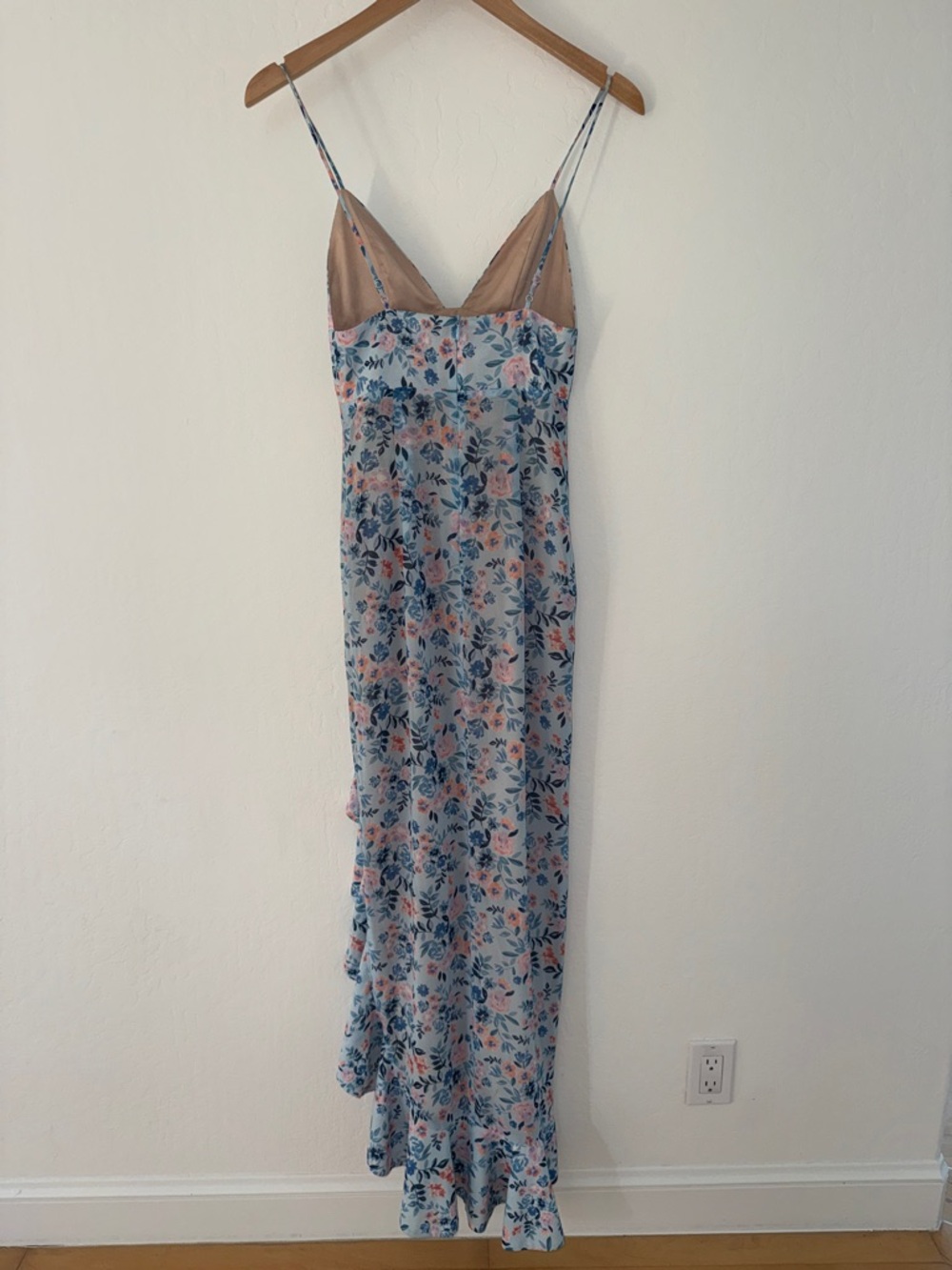 Lovers + Friends Blue and Pink Floral Maxi Dress - Picture 11 of 12